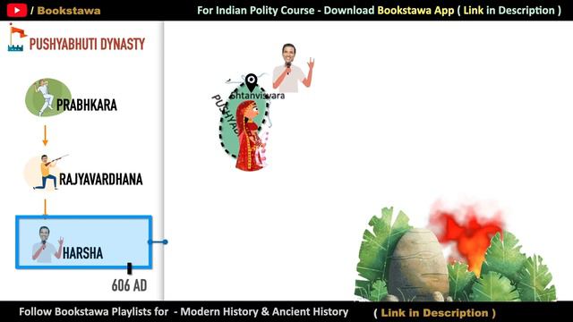 Harshavardhana Rule | Pushyabhuti Dynasty | Ancient History for UPSC смотреть онлайн