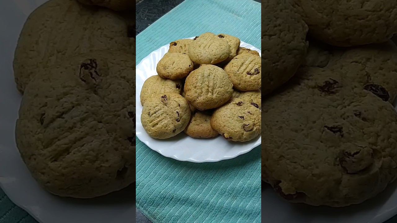 Песочное печенье с изюмом :)