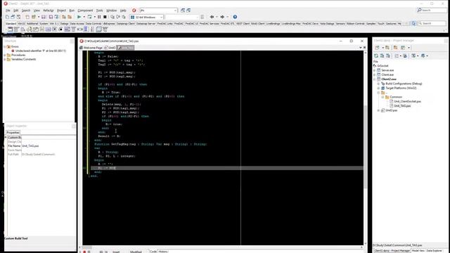 델파이 무료강의 - TCP IP Socket통신 Text통신 3부