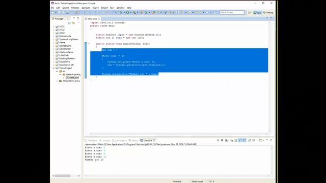 Java - Conditional Loops - O1 - 01 - While смотреть онлайн