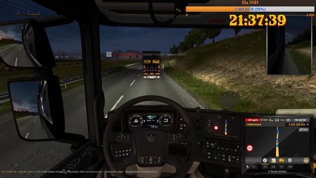 Девушка в Euro Truck Simulator 2. Покатушки #203 смотреть онлайн