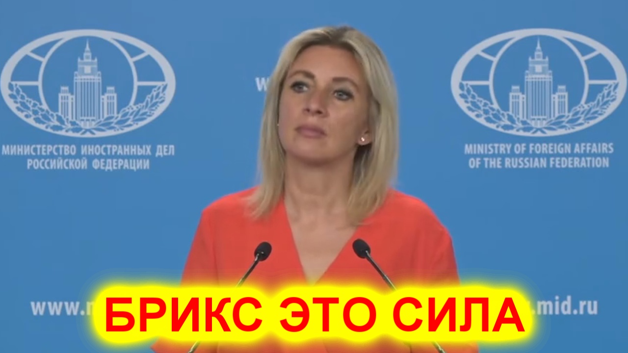 Мария Захарова: Мы примем в БРИКС не только Иран, но и другие страны смотреть онлайн