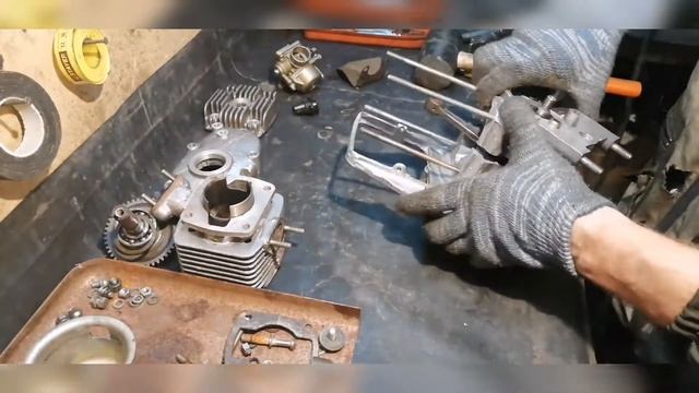 Ремонт двигателя Крота. смотреть онлайн