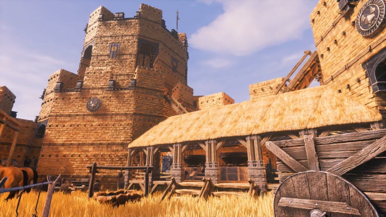 HOW TO BUILD A FUNCTIONAL DESERT CASTLE - CONAN EXILES isle of siptah смотреть онлайн