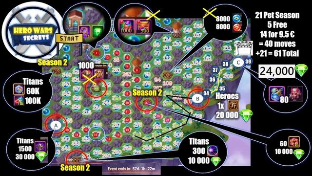 Mysterious Island BEST Map Road | Hero Wars Secrets Dominion Era смотреть онлайн