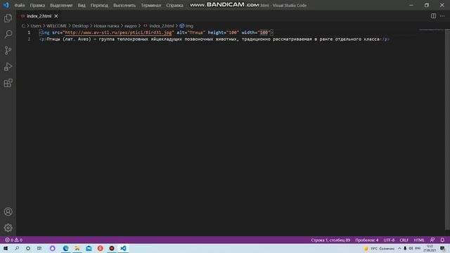 Создание HTML сайта-Урок№16 Размещение изображений в коде. смотреть онлайн