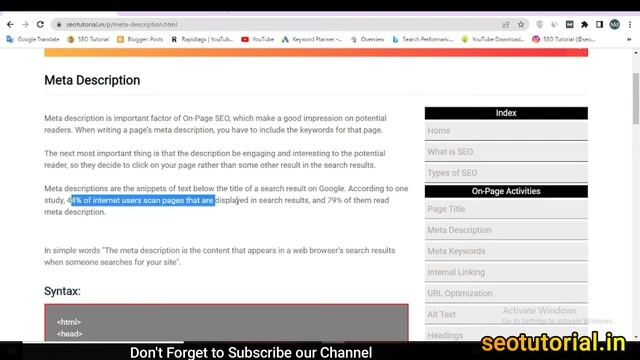 Meta Description | SEO Tutorial | Class 5 смотреть онлайн