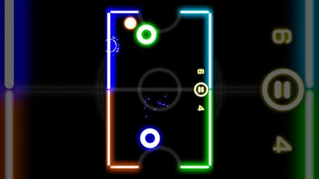 Прохождение игры Glow Hockey. смотреть онлайн