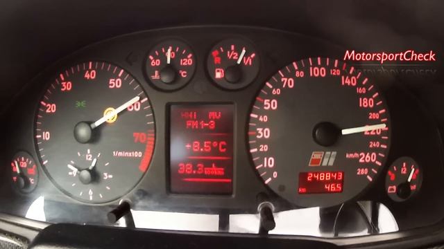 Audi S4 B5 0-100 Acceleration Topspeed Sound