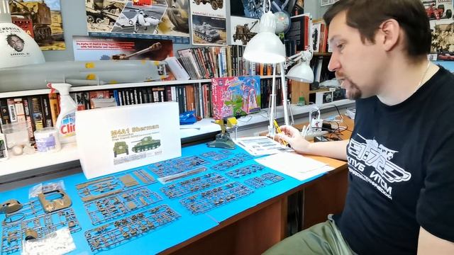 "Tasca зеленая". Лучшая модель танка M4A1 Sherman в масштабе 1:35 смотреть онлайн