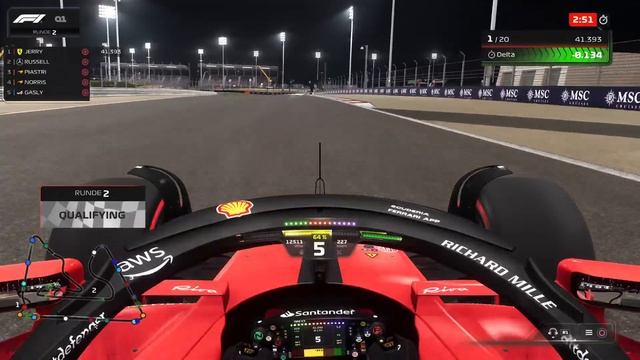 F1 2023 Fahrer Karriere - Ferrari Der Start  Mit Alter Kameraperspektive