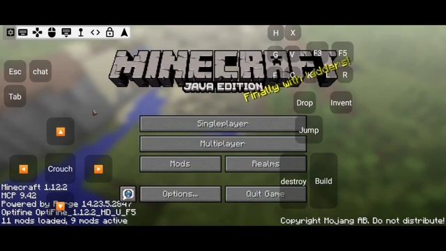 Wings Mod Minecraft Java Edition Android 1.12.2 смотреть онлайн