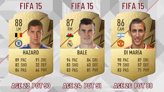 HAZARD Vs BALE Vs DI MARIA FIFA Evolution! FIFA 07 - FIFA 22