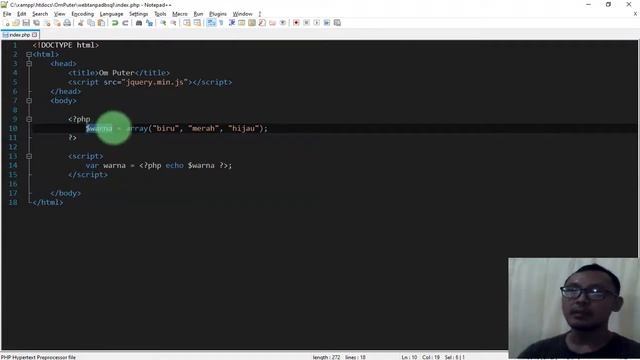 Mengenal apa itu variable array di PHP dan cara mengubahnya menjadi variable array di JavaScript смотреть онлайн