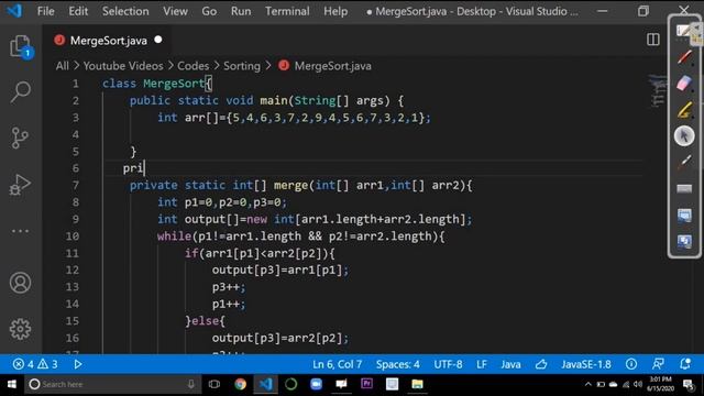 Merge Sort in HINDI | In-Depth Analysis with Full Implementation in JAVA | Sorting | Algorithms смотреть онлайн