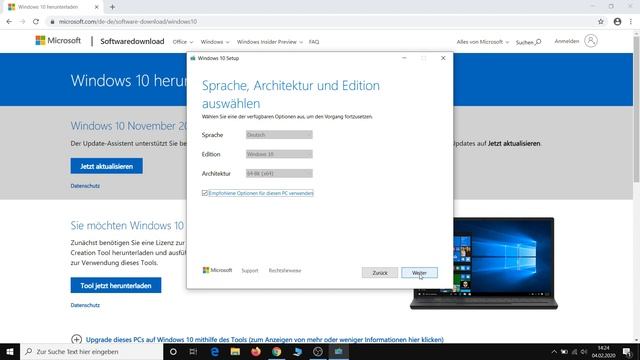 Windows 10 - USB Installations-Stick erstellen mit dem Media Creation Tool смотреть онлайн