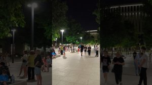 Танцуют бачату в парке Галицкого Краснодар! Лето, июнь, +30°