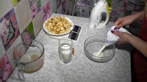 Торт Битое стекло с печеньем / Jelly cake with a cookie