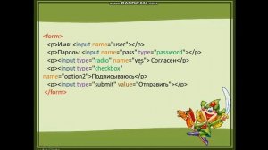 Информатика 11 класс Формы на Web-страницах