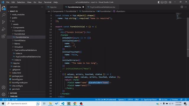 All Formik Initial Props смотреть онлайн