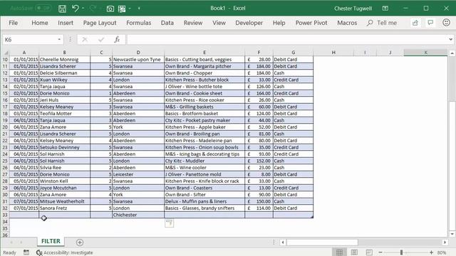 SORT & FILTER an Excel List Using Just Formulas смотреть онлайн