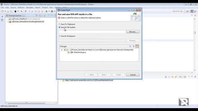 Crear parches con Eclipse - Crear DIFF con Eclipse смотреть онлайн
