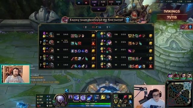 TF BLADE G MASTER ИГРАЕТ ЗА ИРЕЛИЮ | IRELIA TOP | League of Legends VOD смотреть онлайн