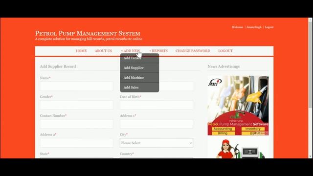 Petrol Pump Management System Project on C#, ASP and MySQL смотреть онлайн