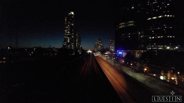 Vancouver Skytrain 4k: Expo Line [King George - Waterfront] (Full Ride At Night, 2020)