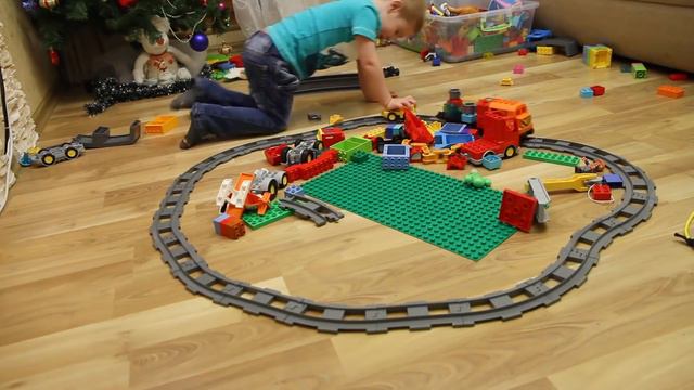 Lego Duplo 15 : Большой поезд железная дорога Лего Дупло 10508