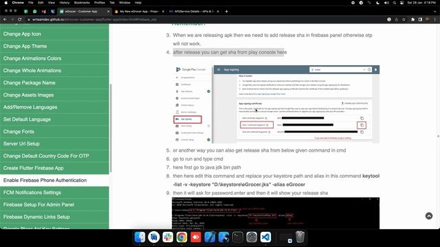 How to enable firebase phone authentication(OTP)? | Android studio | eGrocer смотреть онлайн