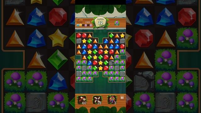 Jewels Jungle ? Level 256 ⭐⭐ 2021 - Jewels & Gems Match 3 Puzzle no Booster ? Android Gameplay ✅ смотреть онлайн