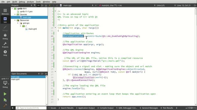 001 QML and C++ intro смотреть онлайн