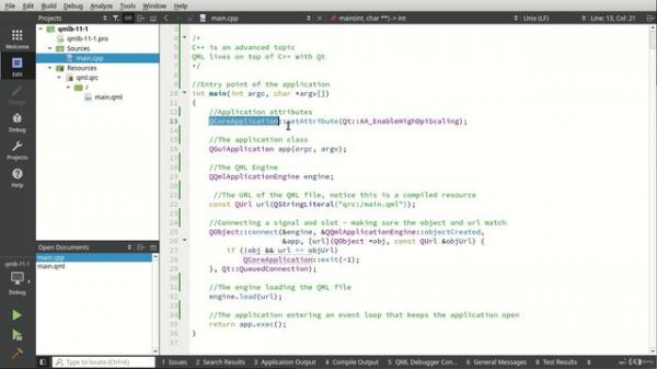 001 QML and C++ intro