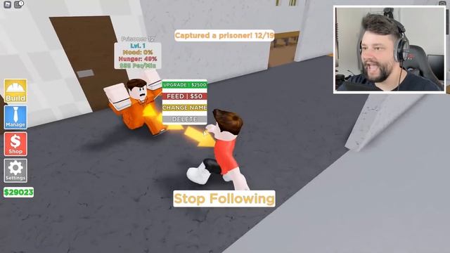 EXPANDING THE PRISON CELL BLOCKS - Roblox Prison Manager #3 смотреть онлайн