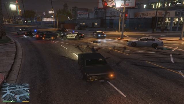 GTA V Police chase #gtav #pcgaming #rockstar смотреть онлайн