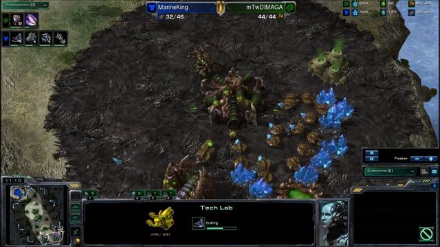 StarCraft 2: TvZ MarineKing vs DIMAGA смотреть онлайн