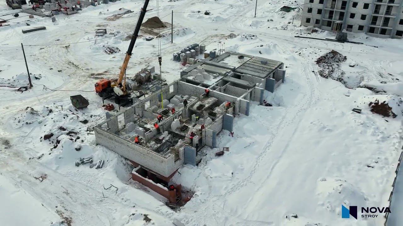 Ход строительства ЖК «Достояние» — Февраль смотреть онлайн