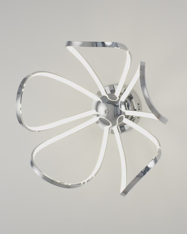 Светодиодная потолочная люстра с пультом Moderli V2840-CL Astra смотреть онлайн