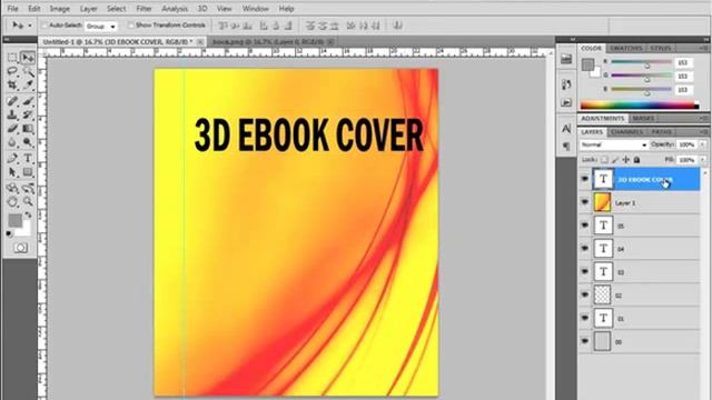 How to create 3D Ebook Cover Automatically Using Photoshop Action смотреть онлайн