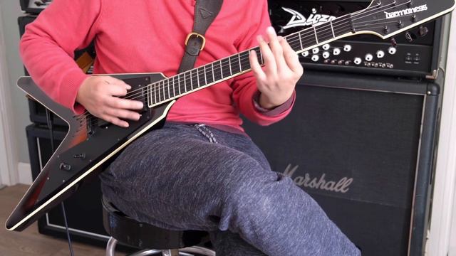 Daemoness Classic VI Flying V Guitar Unboxing and Tone Test Demo смотреть онлайн