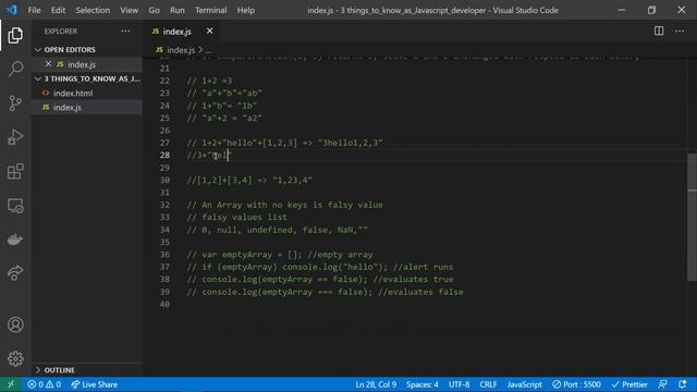 Things To Know As JavaScript Developer | Part 3 смотреть онлайн