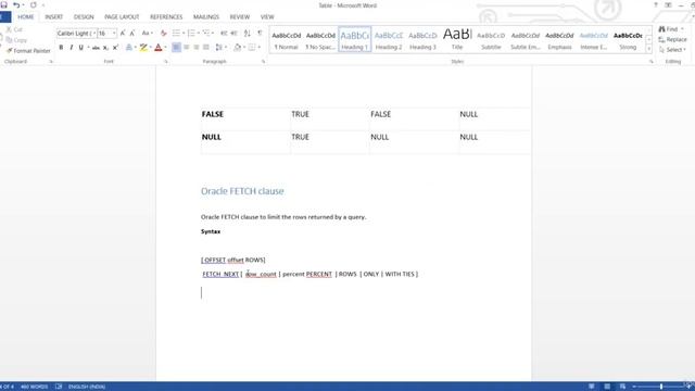 Fetch Clause in SQL | Structured Query Language смотреть онлайн