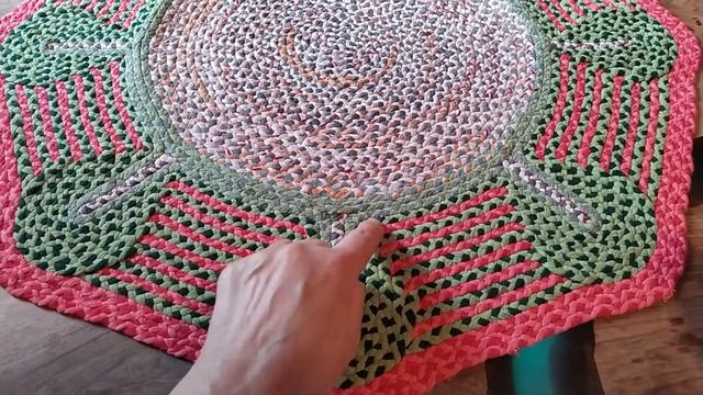 Как сделать бабушкин коврик без крючка и спиц. Подробный МК. Проект утилизация-серия №3 смотреть онлайн