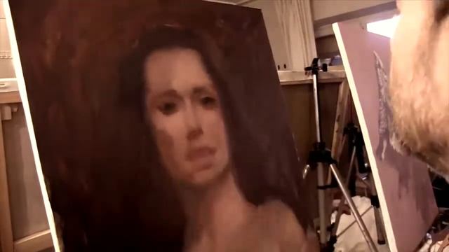 Урок портрет, как научиться рисовать портрет, часть 1, художник Игорь Сахаров, к смотреть онлайн