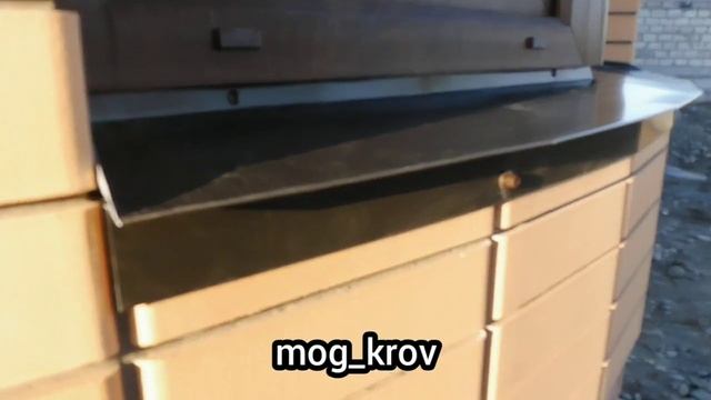 Жестяные работы . Нестандартный отлив на эркер смотреть онлайн