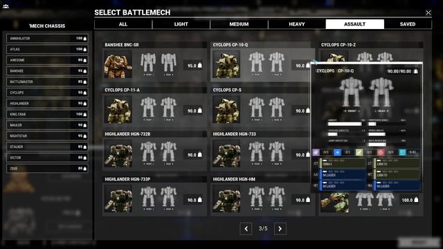 The Best Assault Mech | Mechwarrior 5 Mercenaries смотреть онлайн