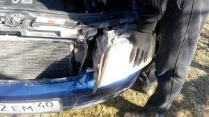 снятие фар не снимая бампер на ауди а6 с5