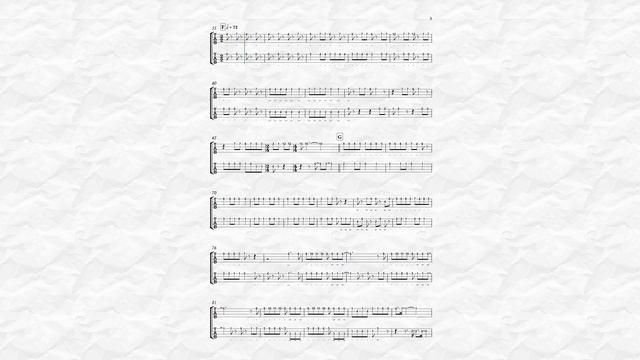 Bohemian Rhapsody by Queen for Ukulele tab Duet Sheet Music смотреть онлайн
