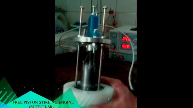 Free piston Stirling engine (SUTECH-SR-1) смотреть онлайн